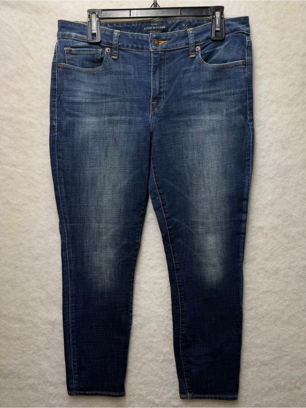 LUCKY BRAND 12/31 Lolita Skinny Jeans Blue Denim Mid Rise Stretch